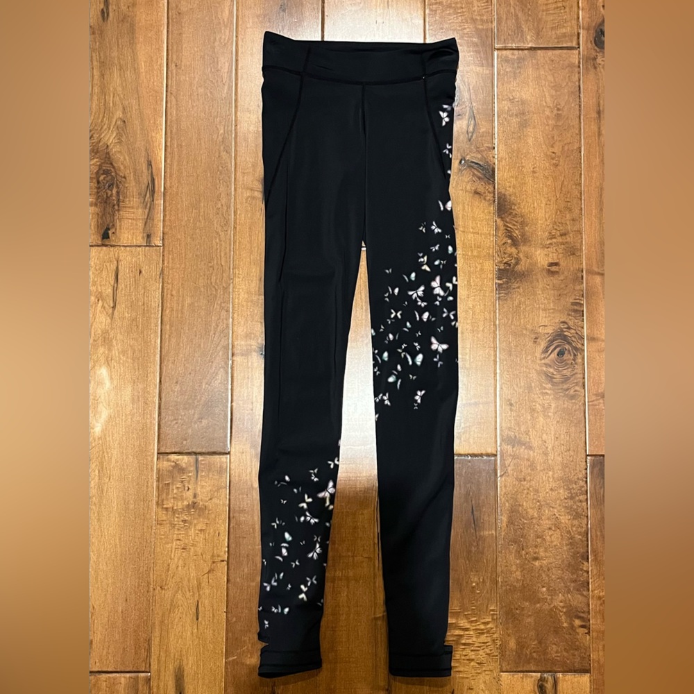 Bloch Black Stirrup Butterfly Leggings